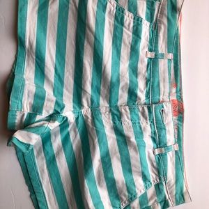 Girls striped shorts